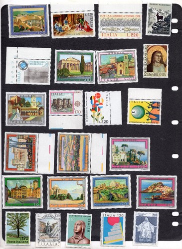 STAMP LOT OF ITALY, MNH AND MH (5 SCANS) - 第 2/5 張圖片