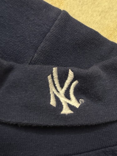 Vintage 90s New York Yankees Mock Neck Turtleneck Majestic Official Size Large L - Picture 8 of 12