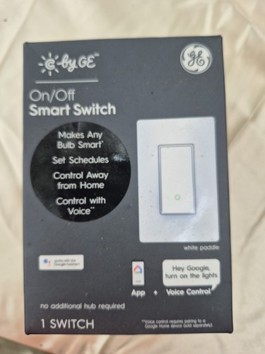 C by GE On/Off Smart Switch Google Voice Control CSWONBLPWF1/ST-WT1 D48 - Picture 1 of 5