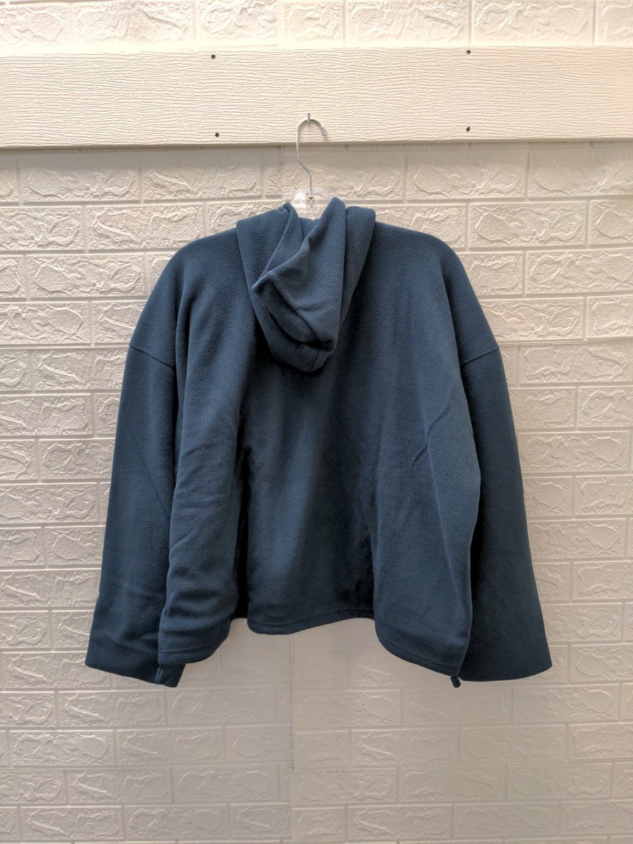 トップス YEEZY GAP Polar Fleece Hoodie NAVY M New Yeezy Gap Unisex Polar Fleece Padded Hoodie Dark Blue Sz