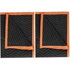 Padded Cotton Moving Blankets 80x72in - 2 Pack for Ultimate Furniture Protection
