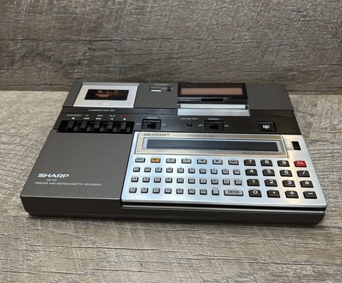Sharp PC-1250 Pocket Computer & CE-125 Printer and Microcassette Recorder - Picture 4 of 23