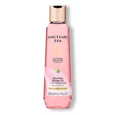 Image of Sanctuary Spa Lily and Rose Natural Oils Ultra Rich Shower Oil for Dry Skin, No 