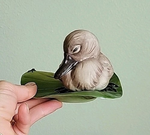VTG Boehm Porcelain Figurine Of Duck On Lily Pad 3.5” tall,excellent Condition - Picture 10 of 11