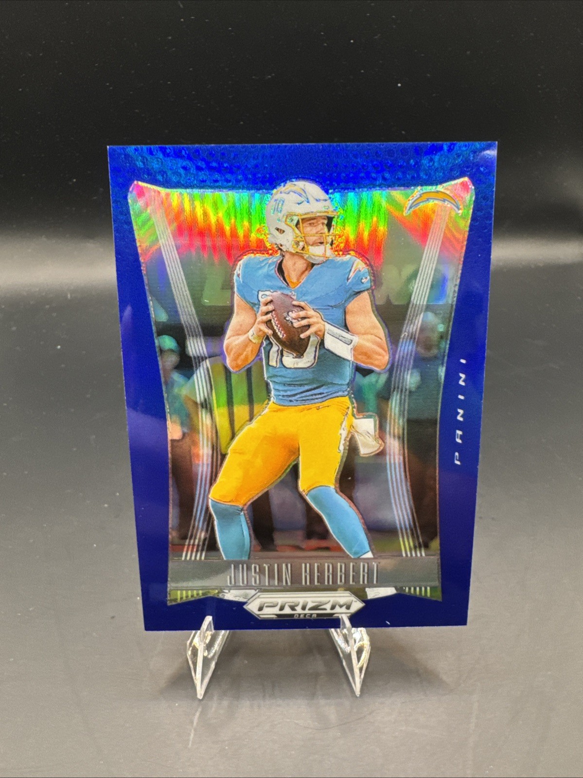 2024 Panini Prizm Deca - Justin Herbert #175 Blue Prizm /149