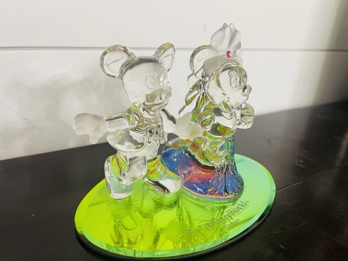 Arribas Bros Swarovski Crystal Walt Disney World Mickey Minnie Wedding Runaway - Picture 2 of 11