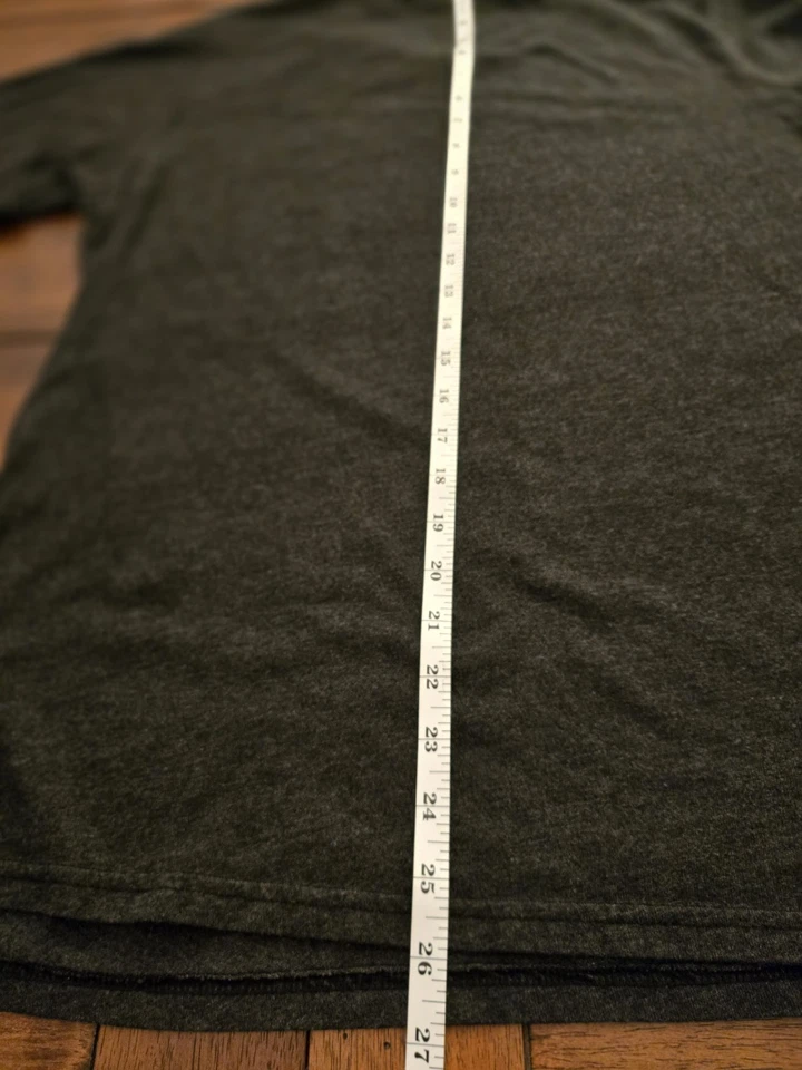 Boston Bruins Majestic Threads Men's NHL Hockey T-Shirt Size M Charcoal Gray  - Image 4 of 4