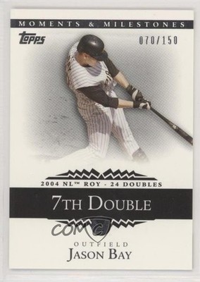 2007 Topps Moments & Milestones /150 Jason Bay (2004 NL ROY 24 Doubles) #151 6y6