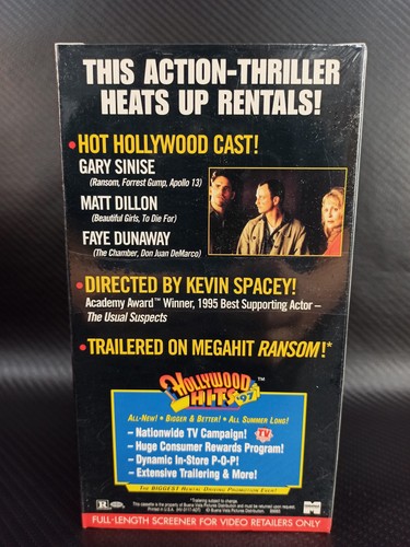 Albino Alligator (VHS, DEMO SEALED, Kevin Spacey, Matt Dillon, Faye Dunaway) - Picture 4 of 4