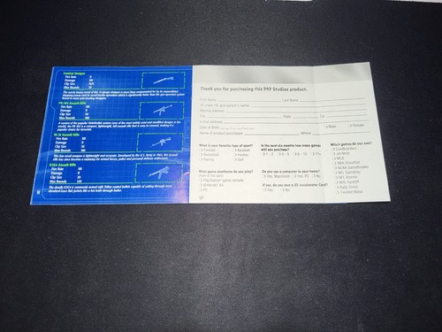 Syphon Filter 1 Black Label Sony Playstation 1 PS1 EX+NM cond COMPLETE+reg card! - Picture 6 of 6