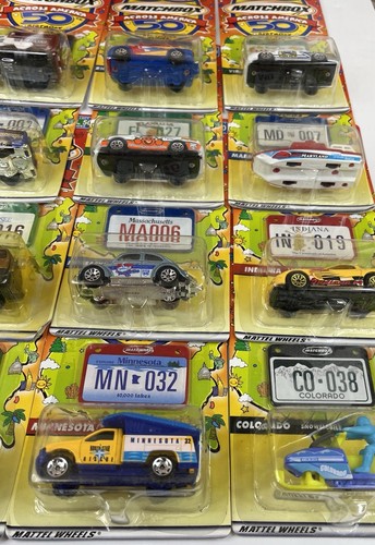 Matchbox Across America 50th Birthday Series States 31 Cars & Plates Holder - Picture 8 of 9