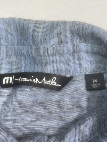 Travis Mathew Polo Shirt Mens Medium Golf Performance Lightweight Breathable - Bild 4 von 9