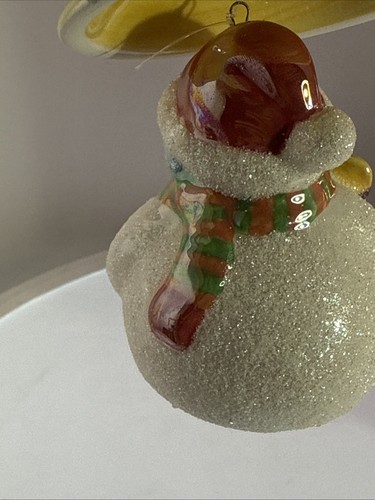 Vintage Bell Snowman Christmas Ornament; C. Radko Holiday Celebrations 6.5” - Picture 12 of 20
