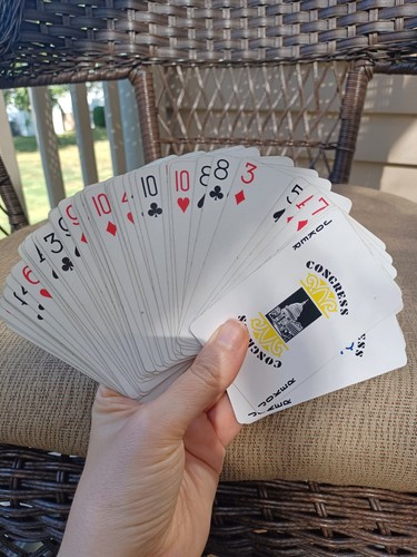 Vintage Congress Flower Basket Playing Cards Double Deck in Box USA Complete - Bild 4 von 5