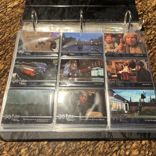 Harry Potter Prisionero de Azkaban Carpeta Lote de Tarjetas y Lámina Tarjetas Álbum Libro #1
