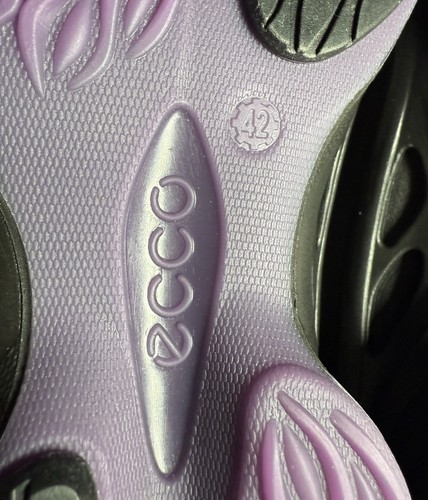 Scarpe da corsa sportive Ecco Biom Fuuel Racer donna 11 nere viola sneakers - Foto 10 di 13