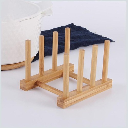 Bamboo Wooden Dish Rack Dishes Drainboard Drying Drainer Storage Holder Stand... - Picture 4 of 7