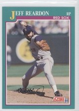 1991 Score Jeff Reardon #164 y0i