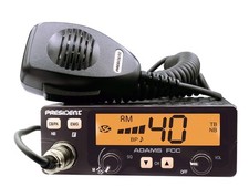 President Adams FCC CB Radio. Large LCD with 7 Colors, Programmable EMG Chann...
