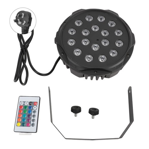 AU Plug 100-240V LED Stage Light 18X3W DMX 512 Controller Sound Activated M - Picture 11 of 12