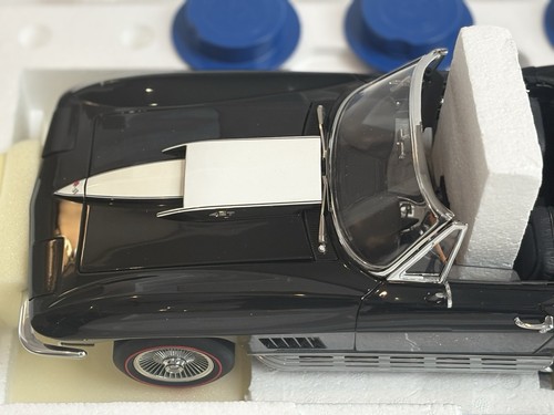 VERY RARE, FRANKLIN MINT 1:12 SCALE CORVETTE ULTRA BLACK B11D749 BOX/ EXTRAS WOW - Picture 13 of 16