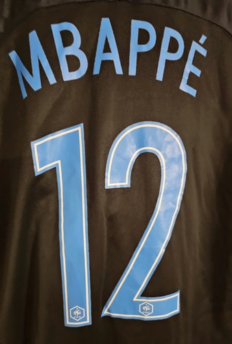 2017 Nike Men's France Soccer/Futbol Jersey Mbappé Size XL Fits Like LRG No Tags - Picture 5 of 6