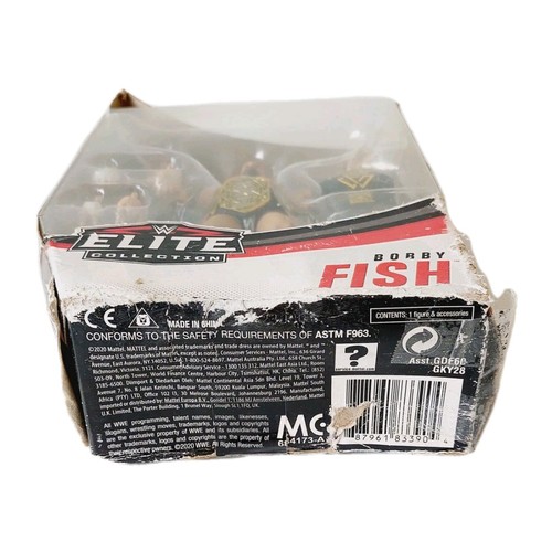 WWE Bobby Fish Elite Series 79 Wrestling Figure Undisputed Chase AEW Nxt Mattel - Bild 11 von 12