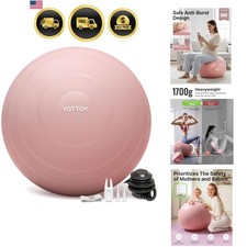 Exercise Ball for Workouts Yoga Pregnancy Stability Fitness Therapy 26in