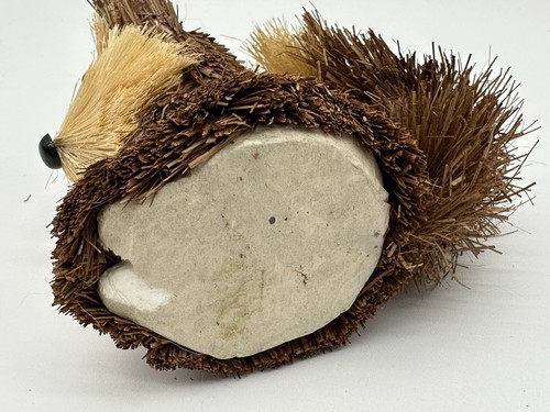 Fox Figurine Ornament Wood Buri Bristle Nature Fall Cottage Farmhouse - Picture 8 of 8
