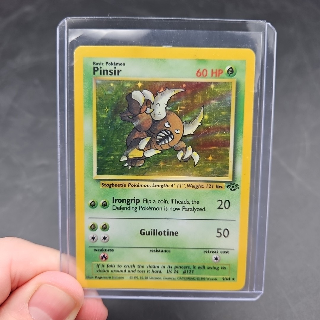 Pinsir 9/64 - Jungle - Holo - Pokemon Card Vintage 1999
