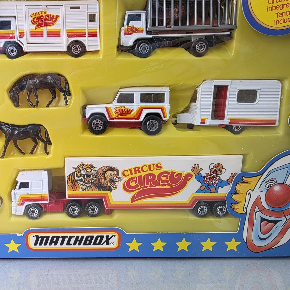 Matchbox MC-804 Circus Diecast Set Truck Trailer Plane Animal Transport Vintage - Image 4 of 4