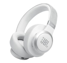 JBL Live 770 NC White Over Ear Headphone Open Box Box Damage