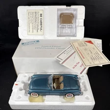 Danbury Mint Limited Edition 1954 Chevrolet Corvette 1/24 Scale