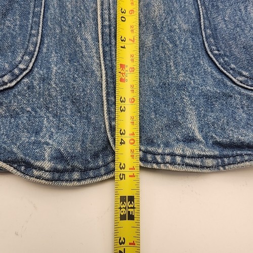 LL Bean Chore Barn Jacket Coat Size Large Tall Wool Lined Denim Jean Heavy VTG - Picture 18 of 20