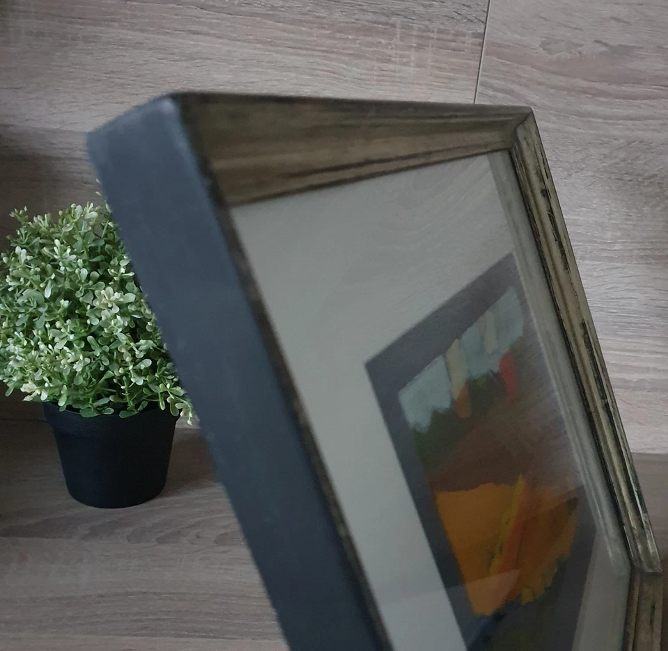 Klaus Fußmann, Linolschnitt, hochwertig gerahmt, handsigniert, TOP Zustand *** - Bild 3 von 4