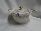 Haviland (New York) Varenne, Pink Flower Swags:  Sugar Bowl & Lid, 3 5/8", As Is