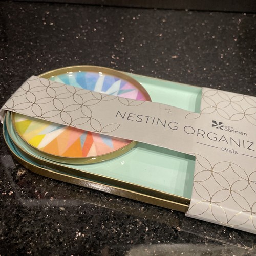 erin condren Nesting Organizer Tray Set Ovals Brand New - Picture 2 of 11
