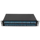 48 Port Rack Mount Fiber Termination Box Patch Panel 96 Cores LC UPC-4859