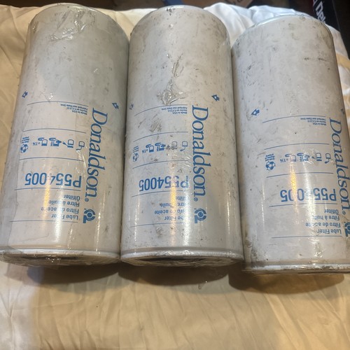 Donaldson P554005 Lube Filter, Spin-on, Full Flow (Pack of 3)