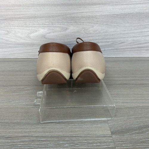 Zapatos sin cordones Hotter Bay talla 6 nuevos marrón crema cubierta de barco borla para mujer EXF - Imagen 8 de 10