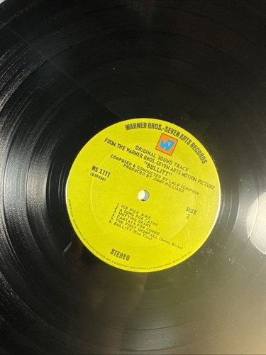 Lalo Schifrin BULLITT Soundtrack LP 1968 WB Original Pressing NM Steve McQueen - Picture 3 of 17