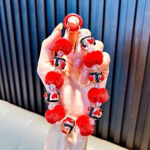 Plush Mobile Phone Strap Anti-lost Phone Pendant Backpack Accessories - Photo 4 sur 19