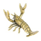 Sturdy Brass Crayfish Personalized Decor Enhance Your Table or Showcase