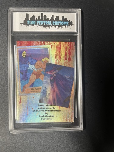 Transformers Soundwave Fan Art Refractor Card graded 9.5 Slab Central - Picture 2 of 2