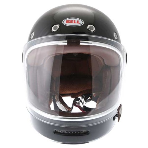 Bell Bullitt Full-Face Motorcycle Helmet Plain Gloss Black - Picture 2 of 6