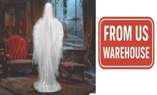 Haunted Hill Farm 6 Ft. Rising Ghost Animated Prop Halloween Decoration !!!