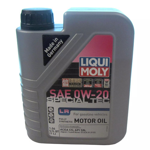 Oil Change Kit With Filter LR073669, LIQUI MOLY 0W-20 Oil & Reminder Sticker - Picture 3 of 8