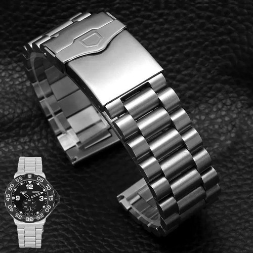 Watch Strap Band Stainless Steel for TAG Heuer Carrera/Aquaracer/Monaco 20 22mm