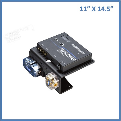 Rack amplificatore / supporto amplificatore 11x14,5 + supporto fusibili e processore bassi shaker base - Foto 10 di 13