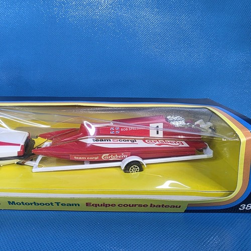 Vintage 1979 Corgi Powerboat Team Jaguar XJS Carlsberg Bob Spalding NOS - Picture 4 of 11